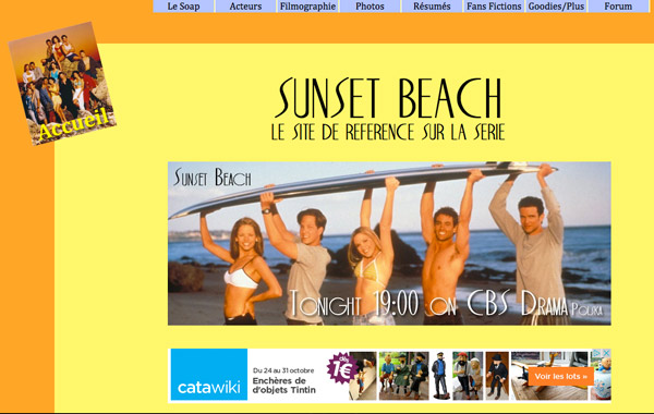 Sunset Beach : le site de référence