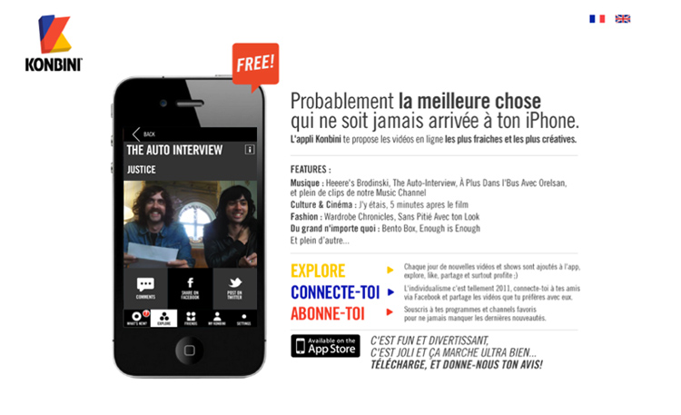 Promotion d'une application Iphone